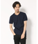 《DAILY／デイリー》RIB S／S V-NECK T-SHIRT／リブ 半袖 ブイネック Tシャツ  デイリーウェア