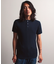 《DAILY／デイリー》RIB S／S HENLEY NECK T-SHIRT／リブ 半袖 ヘンリーネック Tシャツ  デイリーウェア