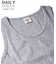 《DAILY／デイリー》RIB TANK TOP／リブ タンクトップ  デイリーウェア
