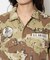 ステンシルパッチド ミリタリーシャツ／ STENCIL PATCHED MILITARY SHIRT