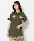 ステンシルパッチド ミリタリーシャツ／ STENCIL PATCHED MILITARY SHIRT