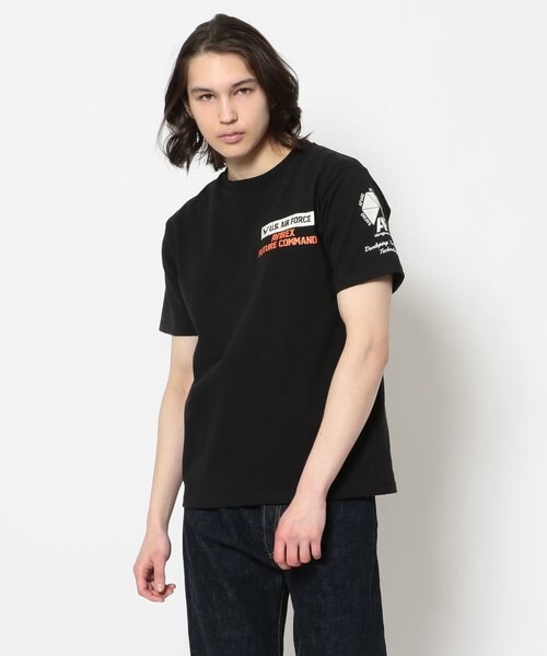 TOP GUN SHEETING PATCH T-SHIRT / Top Gun Sheeting Patch T-Shirt [アヴィレックス] TOP GUN SHEETING PATCH T-SHIT/トップガン シーチング パッチ Tシャツ メンズ 7