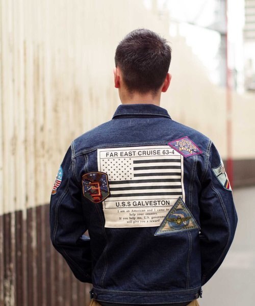 トップガン デニムジャケット／TOP GUN DENIM JACKET／TYPE BLUE