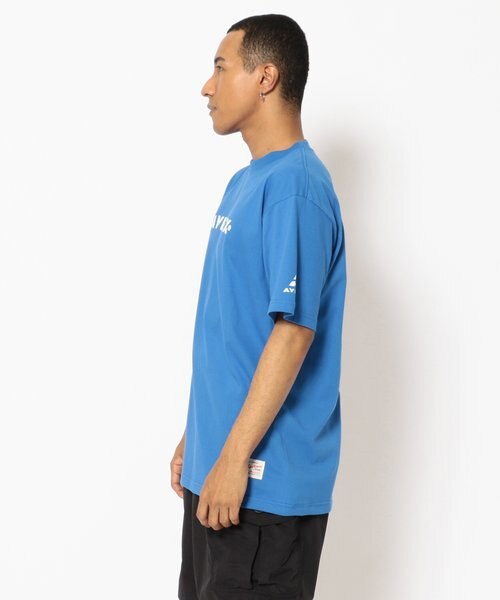 日本製 00s LB-03 ワンショルダーレースシャツ Dodgers ピチT AVIREX（アヴィレックス）の「【MLB×AVIREX】ドジャース Tシャツ