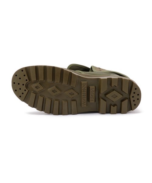 アビレックス　スコーピオンハイナイロン スニーカーブラウン（26㎝） AVIREX (アヴィレックス) AV3403 SCORPION HI NYLON