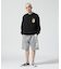 《WEB&DEPOT限定》VERTICAL LOGO SHORT PANTS ／ 縦ロゴ ショーツ AVIREX／