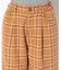ウールチェック ワイドパンツ／WOOL CHECK WIDE PANT
