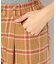 ウールチェック ワイドパンツ／WOOL CHECK WIDE PANT