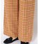 ウールチェック ワイドパンツ／WOOL CHECK WIDE PANT
