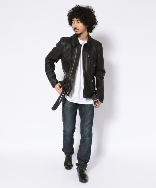 D-ポケ レザージャケット／D-POCKET DEER LEATHER JACKET