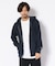 《DAILY／デイリー》ZIP PARKA／無地 ジップパーカー  デイリーウェア