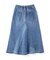 《直営店限定》 REMAKE STRETCH DENIM NAVY SKIRT／ リメイクストレッチデニムスカート