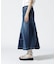 《直営店限定》 REMAKE STRETCH DENIM NAVY SKIRT／ リメイクストレッチデニムスカート
