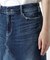 《直営店限定》 REMAKE STRETCH DENIM NAVY SKIRT／ リメイクストレッチデニムスカート