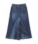 《直営店限定》 REMAKE STRETCH DENIM NAVY SKIRT／ リメイクストレッチデニムスカート