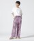 直営店限定／ BANDANA CHART MIX CUT PLEATED PANTS／ バンダナチャートミックスプリーツパンツ