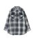 《REBUILD COLLECTION》INDIGO CHECK SHIRT／ インディゴチェックシャツ