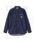 《REBUILD COLLECTION》バーシティー 長袖 デニムシャツ ／ L／S VARSITY DENIM SHIRT