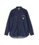 《REBUILD COLLECTION》バーシティー 長袖 デニムシャツ ／ L／S VARSITY DENIM SHIRT