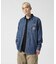 《REBUILD COLLECTION》バーシティー 長袖 デニムシャツ ／ L／S VARSITY DENIM SHIRT