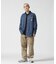 《REBUILD COLLECTION》バーシティー 長袖 デニムシャツ ／ L／S VARSITY DENIM SHIRT