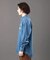 《REBUILD COLLECTION》バーシティー 長袖 デニムシャツ ／ L／S VARSITY DENIM SHIRT