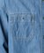《REBUILD COLLECTION》バーシティー 長袖 デニムシャツ ／ L／S VARSITY DENIM SHIRT