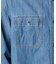 《REBUILD COLLECTION》バーシティー 長袖 デニムシャツ ／ L／S VARSITY DENIM SHIRT
