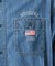 《REBUILD COLLECTION》バーシティー 長袖 デニムシャツ ／ L／S VARSITY DENIM SHIRT