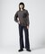 STRETCH DENIM SEMIFLARE PANTS／ ストレッチデニムセミフレアパンツ