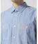 《DAILY／デイリー》BASIC CHAMBRAY LONG SLEEVE SHIRT ／ 長袖 ベーシック シャンブレー シャツ ／