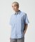 《DAILY／デイリー》BASIC CHAMBRAY S／S SHIRT ／ 半袖シャンブレーシャツ／AVIREX／アヴィレック