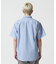 《DAILY／デイリー》BASIC CHAMBRAY S／S SHIRT ／ 半袖シャンブレーシャツ／AVIREX／アヴィレック