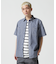 《DAILY／デイリー》BASIC CHAMBRAY S／S SHIRT ／ 半袖シャンブレーシャツ／AVIREX／アヴィレック