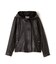 ≪直営店限定≫HOODIE LEATHER RIDERS JACKET／ フーディーレザーライダースジャケット