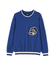 LETTERED CHENILLE PATCH CREW NECK SWEATER ／ レタード シェニール パッチ クルーネック セーター