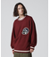 LETTERED CHENILLE PATCH CREW NECK SWEATER ／ レタード シェニール パッチ クルーネック セーター