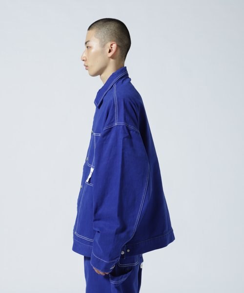 Y-3 COTTON TWILL JACKET コットン　ツイル　ジャケット COTTON TWILL COVER ALL JACKET ／コットン ツイル カバーオール