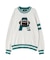 《WEB&DEPOT限定》COLLEGE LINE KNIT ／ カレッジ ライン ニット