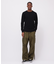 《DAILY／デイリー》THERMAL L／S CREW NECK T-SHIRT／サーマル 長袖 クルーネック Tシャツ