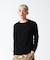 《DAILY／デイリー》THERMAL L／S CREW NECK T-SHIRT／サーマル 長袖 クルーネック Tシャツ