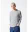 《DAILY／デイリー》THERMAL L／S CREW NECK T-SHIRT／サーマル 長袖 クルーネック Tシャツ