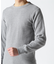 《DAILY／デイリー》THERMAL L／S CREW NECK T-SHIRT／サーマル 長袖 クルーネック Tシャツ