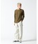 《DAILY／デイリー》THERMAL L／S CREW NECK T-SHIRT／サーマル 長袖 クルーネック Tシャツ