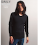《DAILY／デイリー》THERMAL L／S V-NECK T-SHIRT／サーマル 長袖 ブイネック Tシャツ