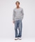 《DAILY／デイリー》THERMAL L／S V-NECK T-SHIRT／サーマル 長袖 ブイネック Tシャツ