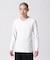 《DAILY／デイリー》THERMAL L／S V-NECK T-SHIRT／サーマル 長袖 ブイネック Tシャツ