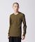 《DAILY／デイリー》THERMAL L／S V-NECK T-SHIRT／サーマル 長袖 ブイネック Tシャツ
