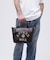 バーシティー レザー ミニ トートバッグ／VARSITY LEATHER MINI TOTE BAG／AVX5626
