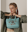 バーシティー レザー ミニ トートバッグ／VARSITY LEATHER MINI TOTE BAG／AVX5626